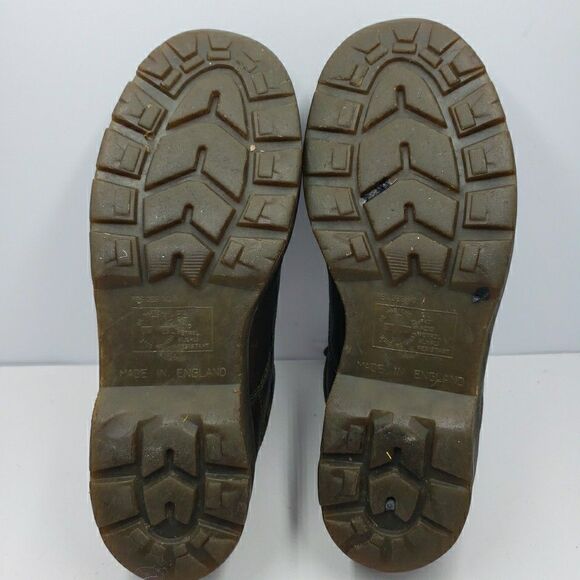 Dr. Martens England Made Mens 10 Brown Leather Air Wair Lug Sole Shoes VTG main image 15